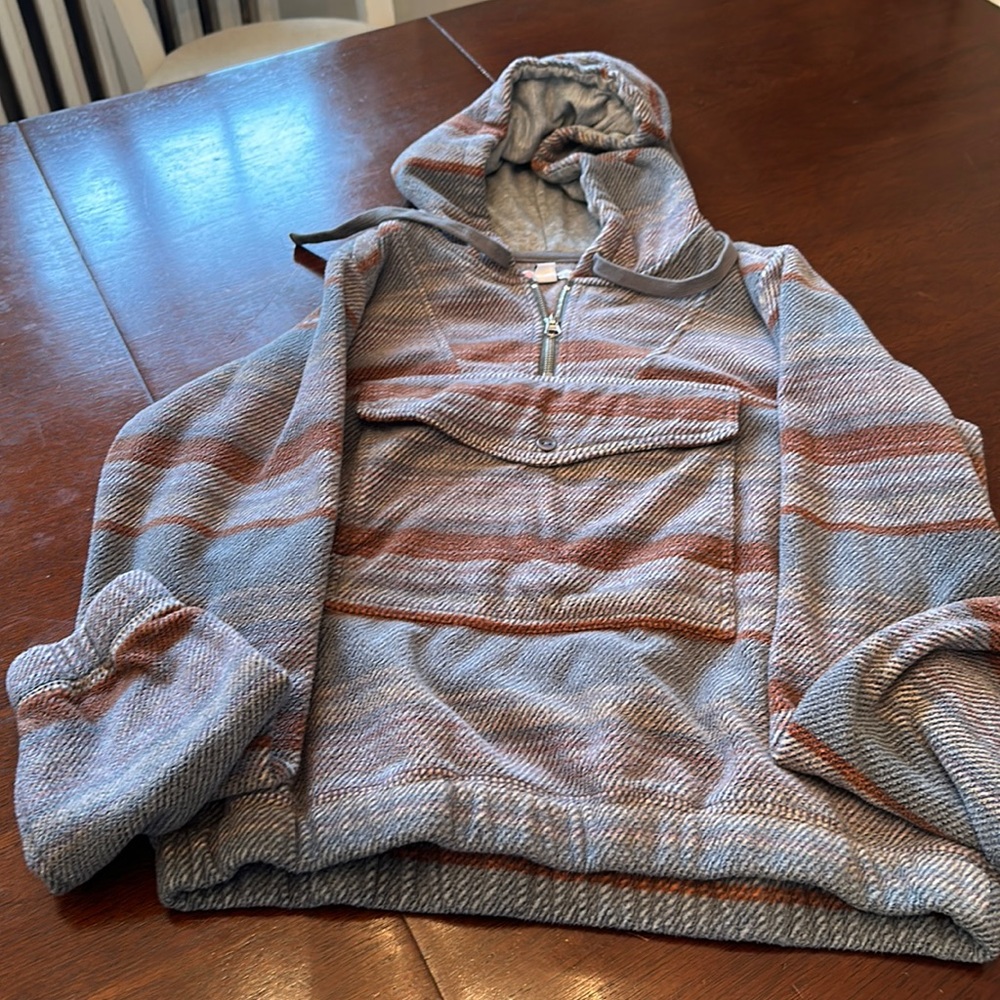 Sisstrevolution fleece 1/4 zip with kangaroo pockets Size S